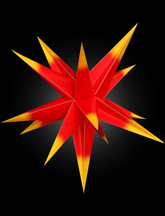 Étoile de Noël 3D à accrocher dans les arbres - 55 cm multiplié