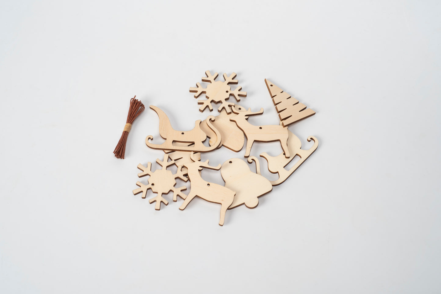 Wood decoration medium - Santa's Light Shop