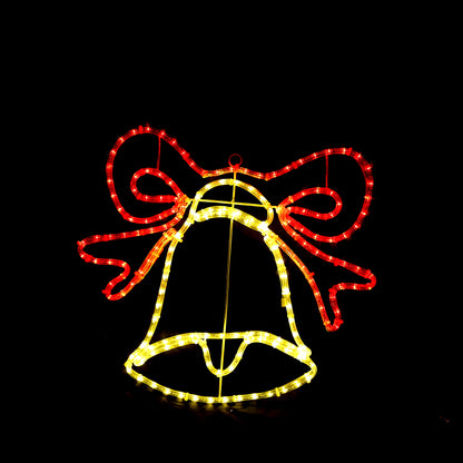 Cloche de Noël 55x55 cm - Lumières de Noël d'extérieur à LED