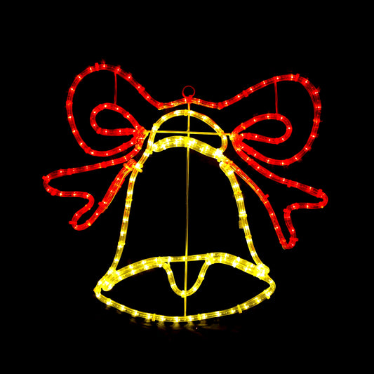 Cloche de Noël 55x55 cm - Lumières de Noël d'extérieur à LED