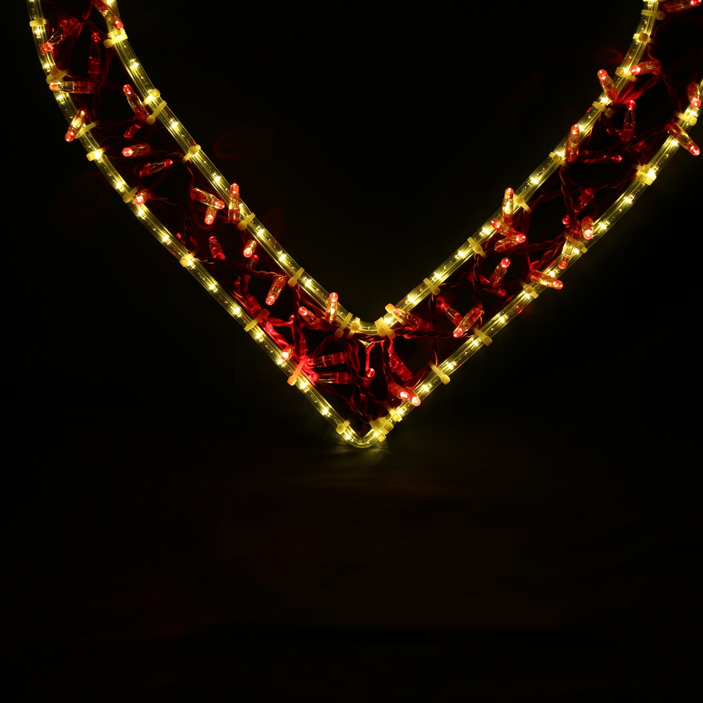 Coeur LED - Motif lumineux de Noël