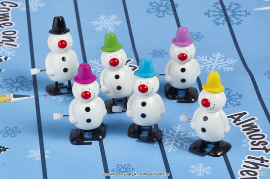 6 PCS Craquelins de Noël - 30 cm - bonhomme de neige