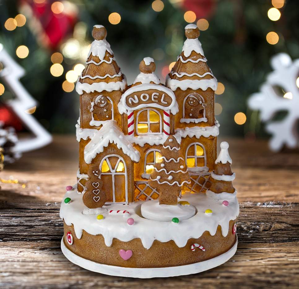 Château en pain d'épices - Village de Noël