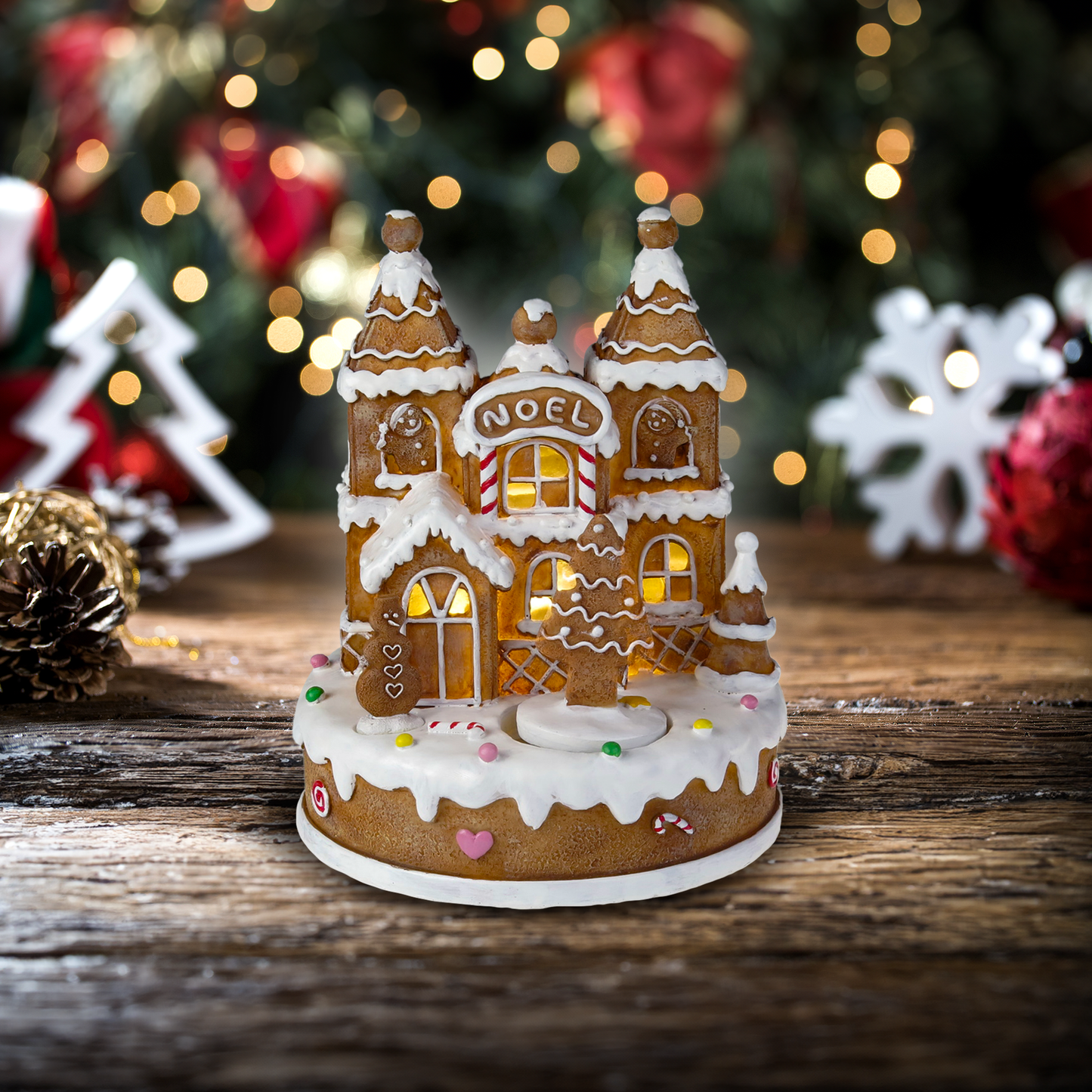 Château en pain d'épices - Village de Noël