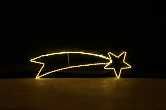 Lumière de Noël Étoile Filante LED - 68x21 cm