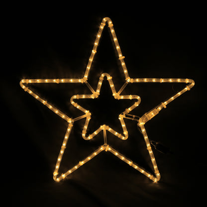 Lumière de Noël 2 Étoiles 57x55 - LED Extérieure