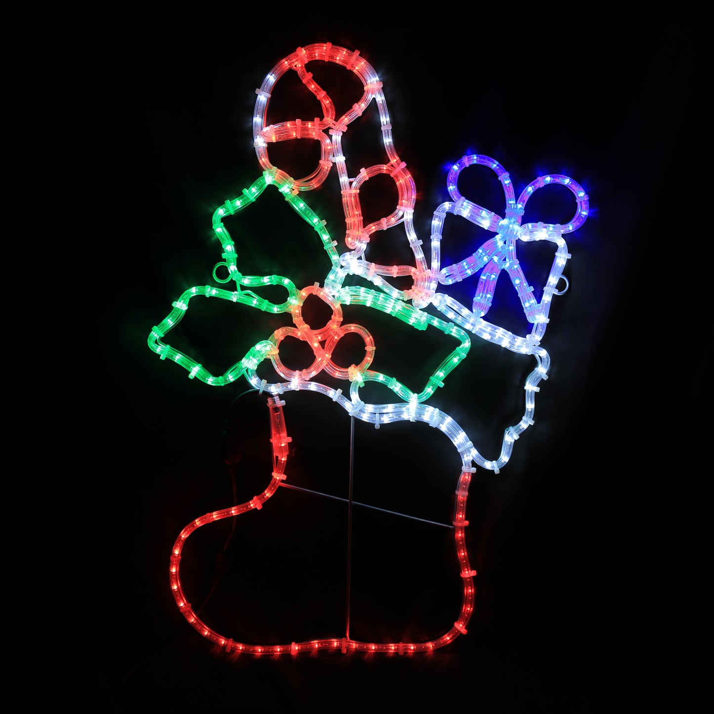 Chaussette de Noël LED Motif 57x85 cm